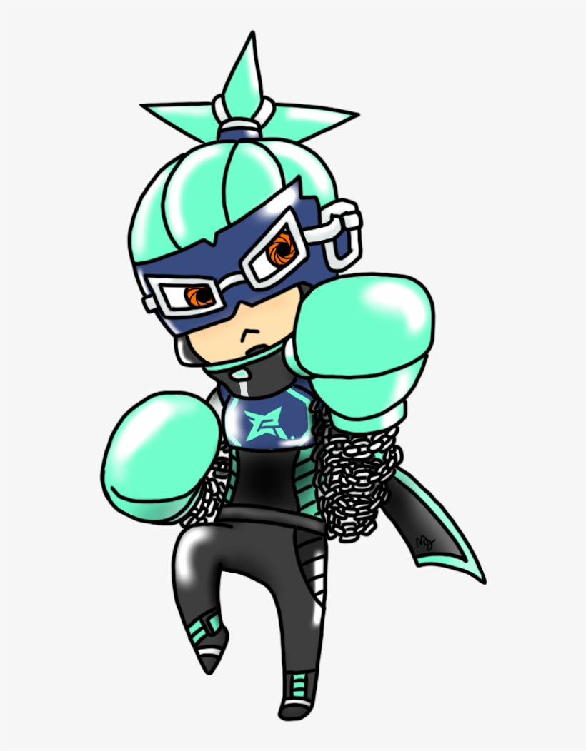 Arms Ninjara Nintendo Switch, Caricature, Chibi, Arms,, transparent png #7117676