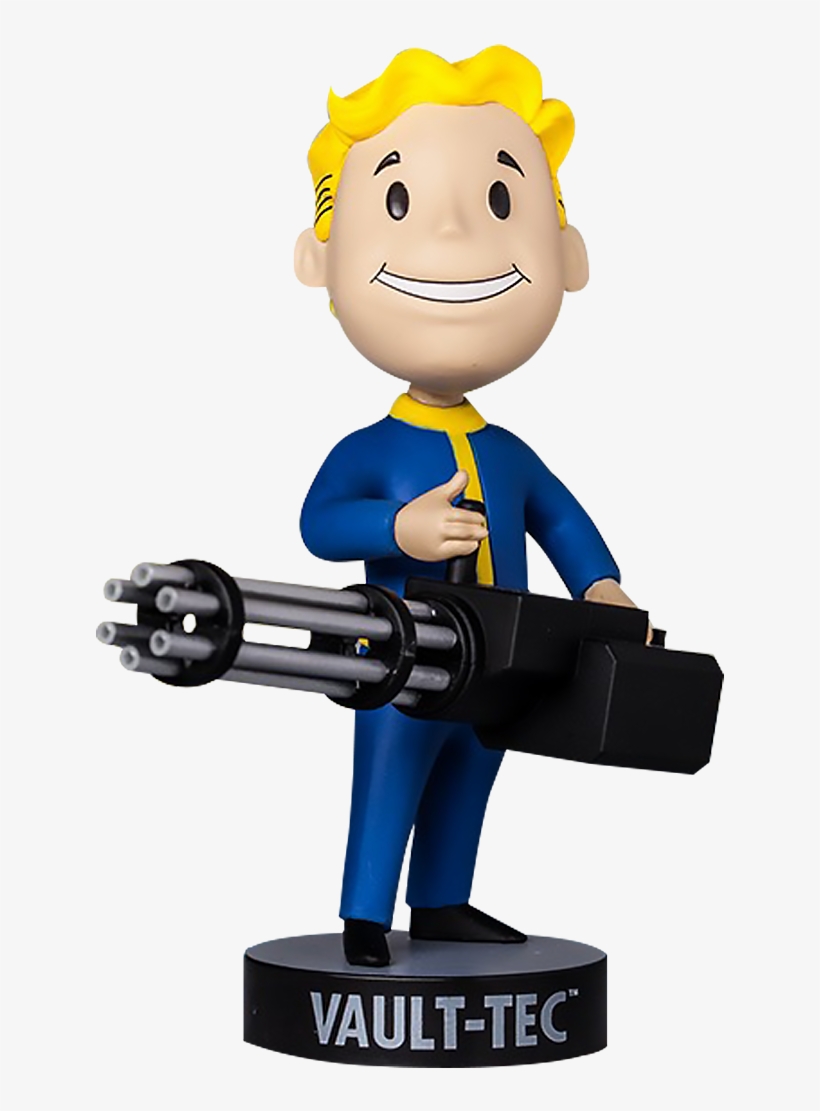 Fallout Big Guns Vault Boy 111 Bobblehead, transparent png #7119257