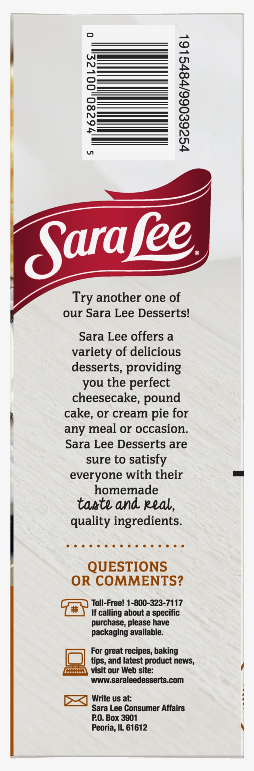 Sara Lee Logo Png, transparent png #7120348