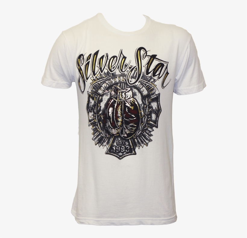 Silver Star Knockout Premium Tee White, transparent png #7121275