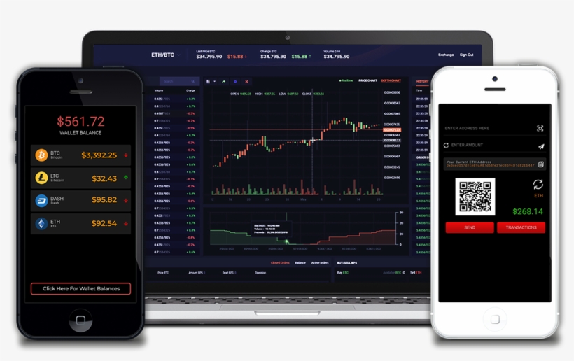 Cryptocurrency Exchange Development Services, transparent png #7121841