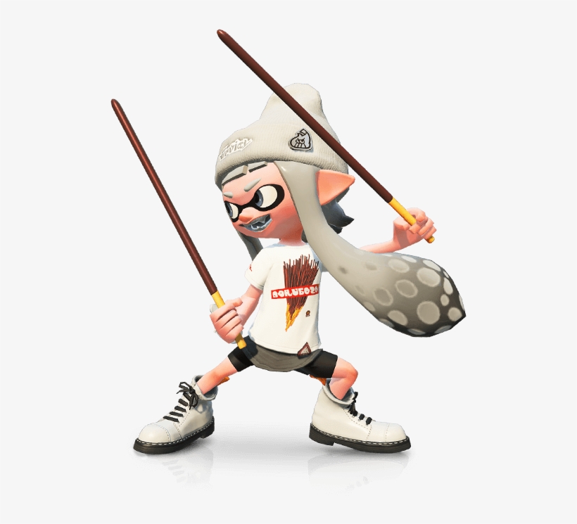 Inkling Girl Pocky X Splatoon, transparent png #7122219