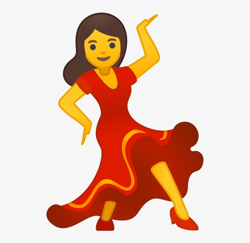 Dancing Emoji Woman Dancing Emojipedia Noto Fonts,, transparent png #7122394