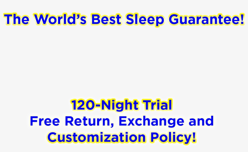 World's Best Sleep Guarantee Text, transparent png #7123722