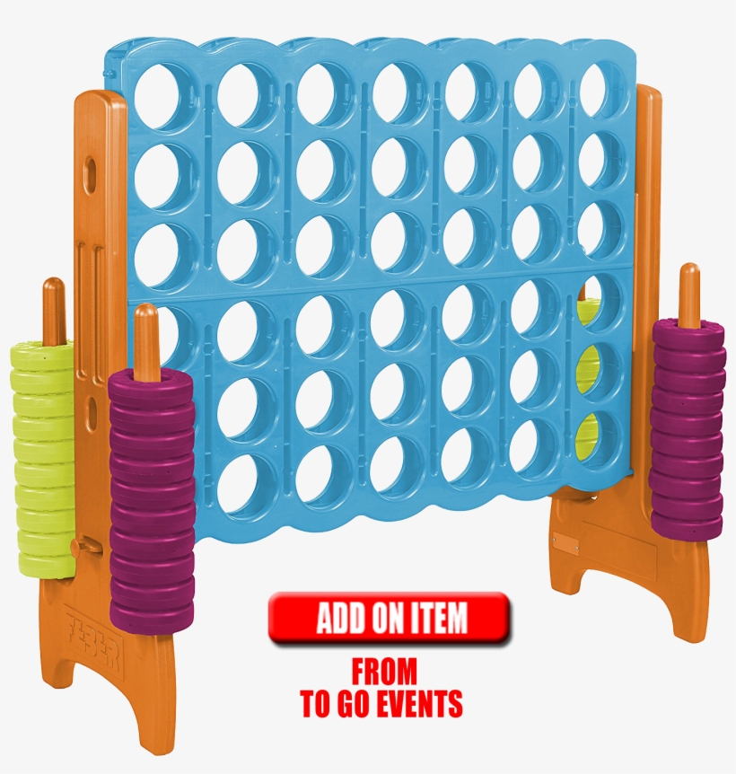 Jumbo Connect Four Is A Great Add On Item, transparent png #7125134