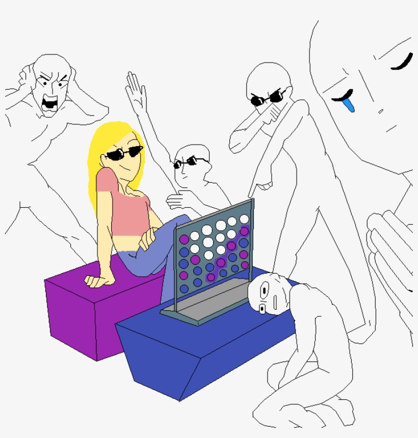 Me When I Win Someone At The Game Connect Four, transparent png #7125569