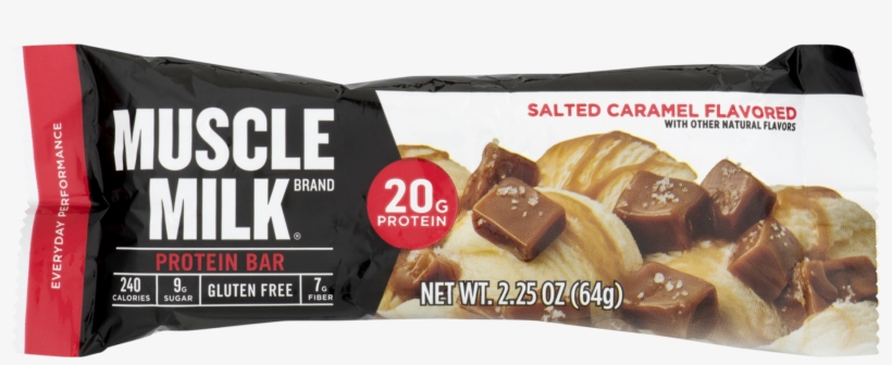 Muscle Milk® Salted Caramel Flavored Protein Bar, transparent png #7126243