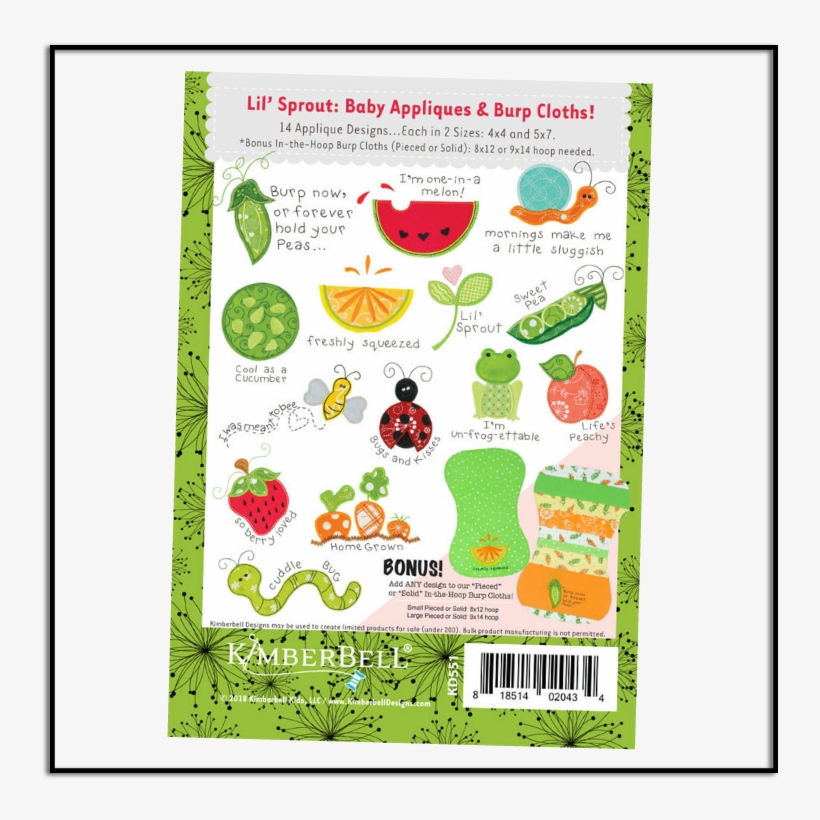 Kimberbell Lil Sprout Kd551, transparent png #7126989