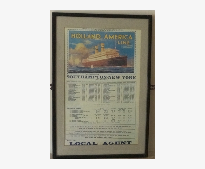 Holland America Shipping Line Print, transparent png #7127130