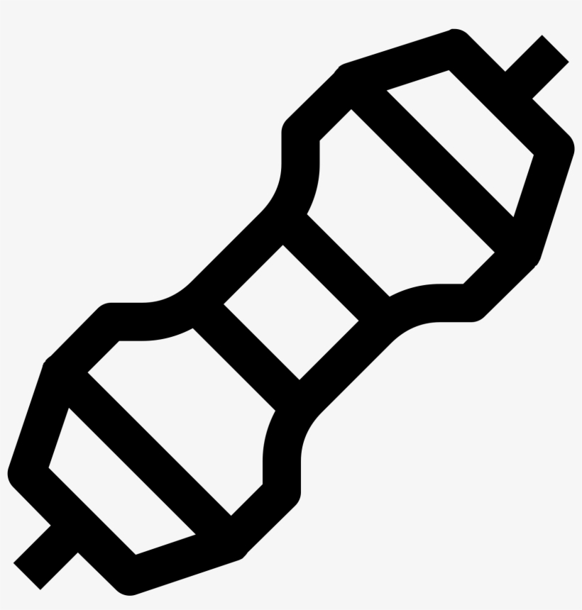 The Resistor Is Shaped Like A Bow Tie With Two Strings, transparent png #7129522