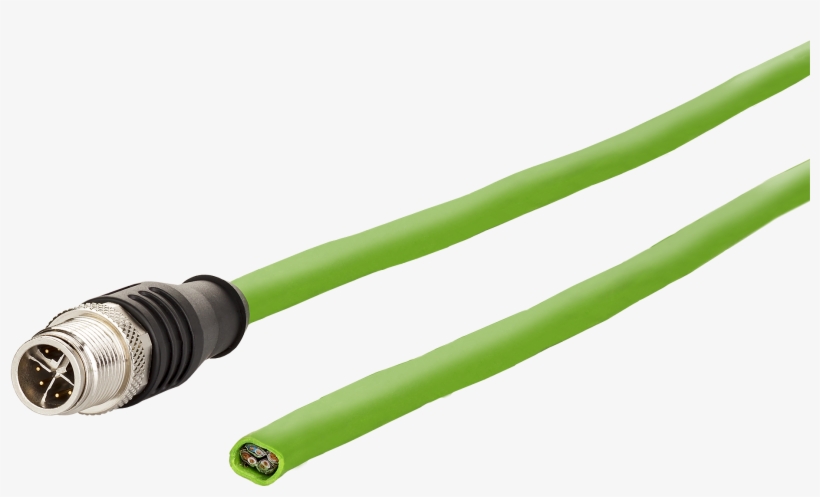 Connection Cable M12 Plug Straight, transparent png #7129890