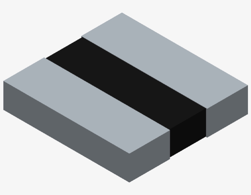 Erjms6sf2m0u - Panasonic - 3d Model - Resistor Chip, transparent png #7129972