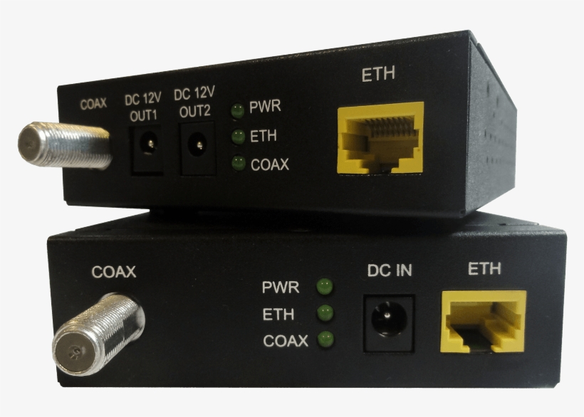 1-port Long Reach Ethernet Extender With Remote Power, transparent png #7130018