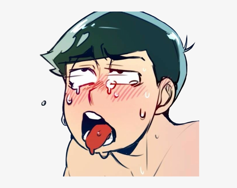 Osomatsusan Karamatsu Ahegao Ahegaoface, transparent png #7133513