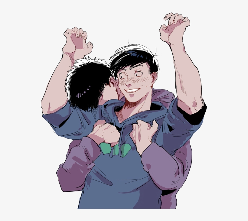 Наклейка Ichimatsu Matsuno X Karamatsu Matsuno » Osomatsu-san, transparent png #7133868