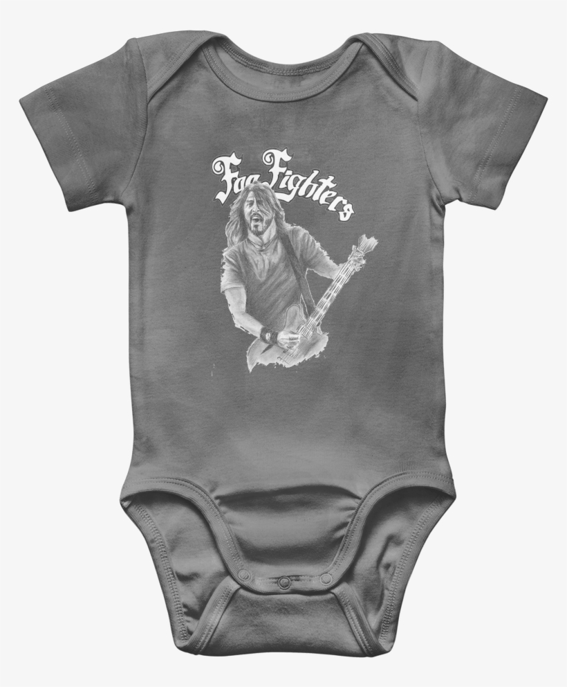 Foo Fighters 1 ﻿classic Baby Onesie Bodysuit, transparent png #7133972