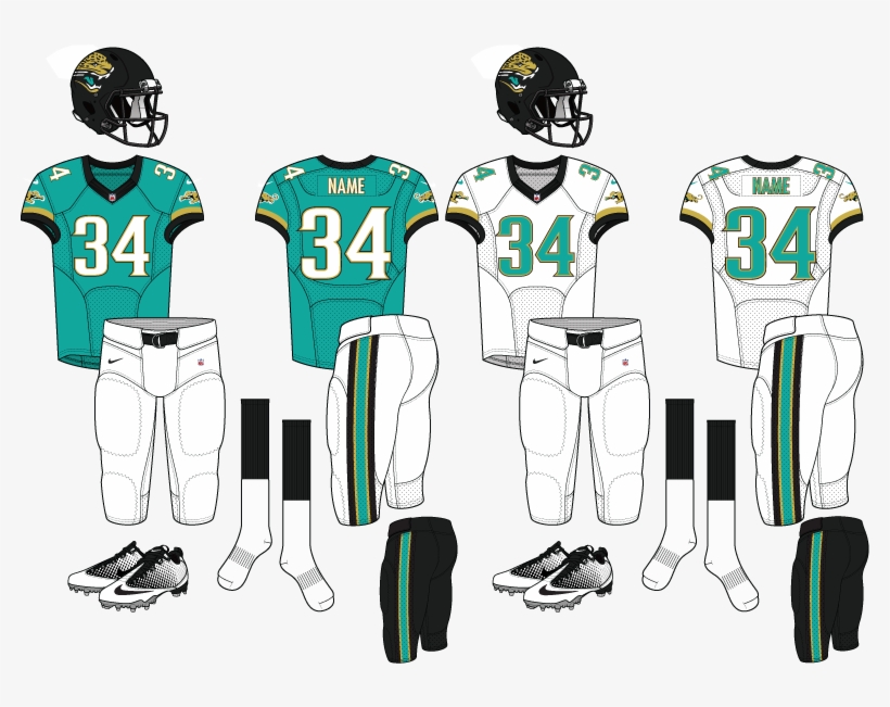 Jaguars Concept Color Rush, Nfl Logo, Football Uniforms,, transparent png #7136527