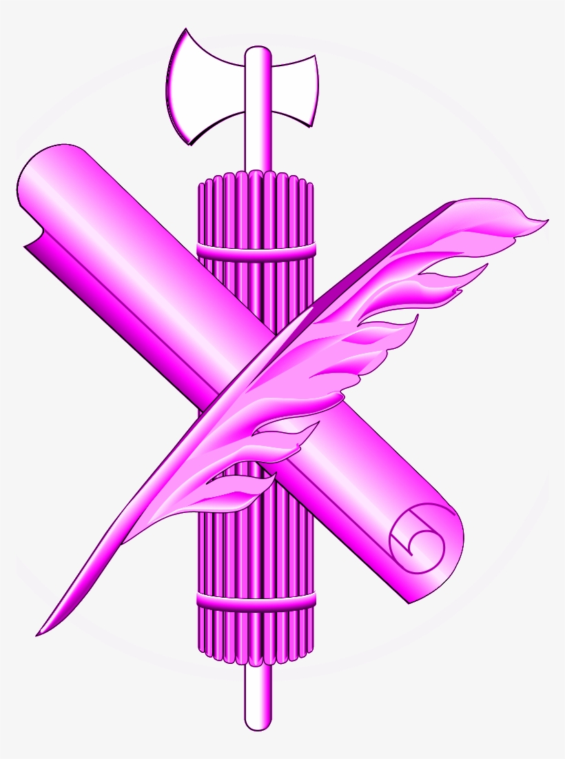 Purple Fasces Scroll Quill, transparent png #7139925
