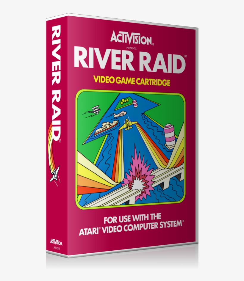 River Raid 2 Atari 2600 Game Cover To Fit A Ugc Style, transparent png #7140140