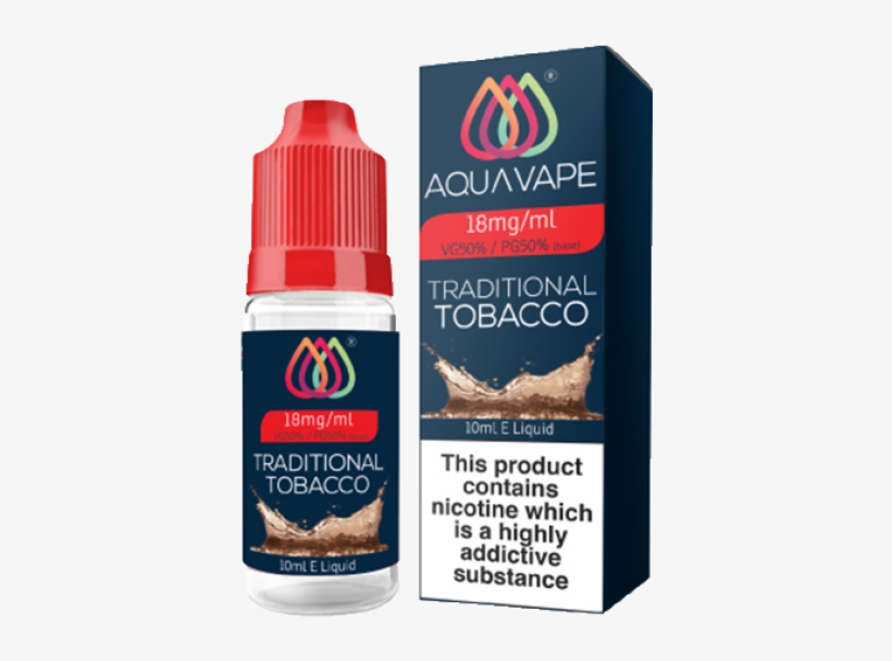 Traditional Tobacco E Liquid 18mg 6 Pack, transparent png #7140588