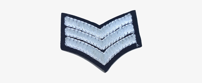 Three White Stripes Iron On Patch, transparent png #7140786