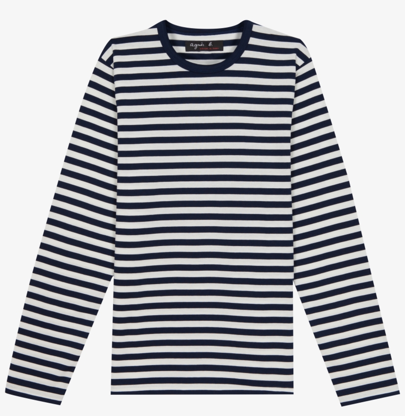 Blue/white Stripes T-shirt Coulos, transparent png #7140889