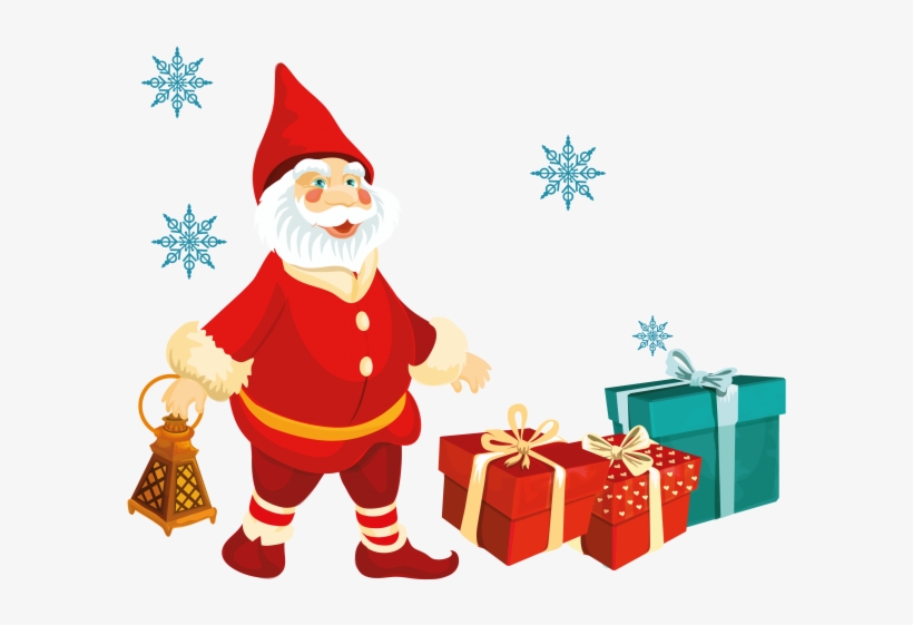 Santa Claus And Gifts, transparent png #7141010