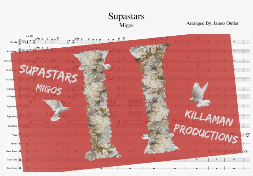 Supastars Sheet Music For Clarinet, Piccolo, Alto Saxophone,, transparent png #7141743