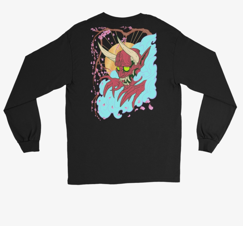 Uchuujin And Oni Front And Back Long Sleeve, transparent png #7142340