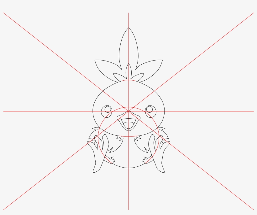 How To Draw Torchic Step, transparent png #7143726