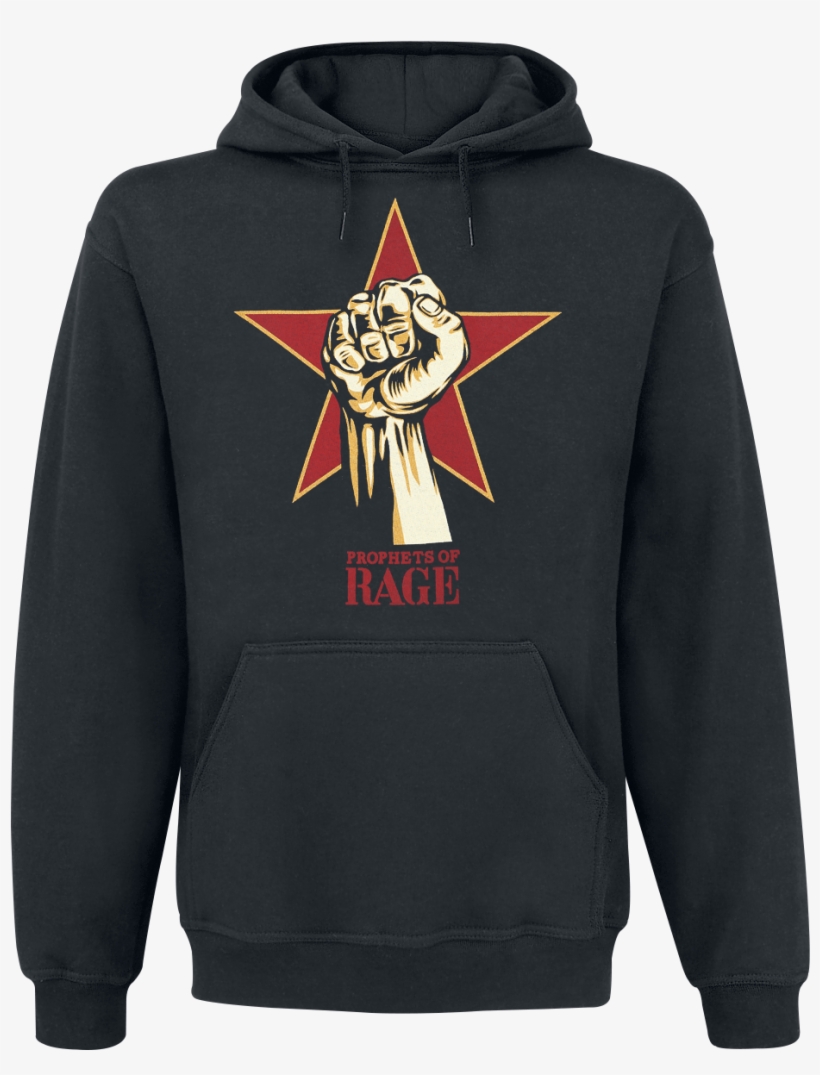 Uomo Power Fist Felpa Con Cappuccio Nero Rp86519, transparent png #7145195