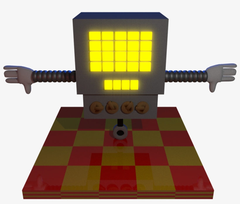 Mettaton 3d Model, transparent png #7148063