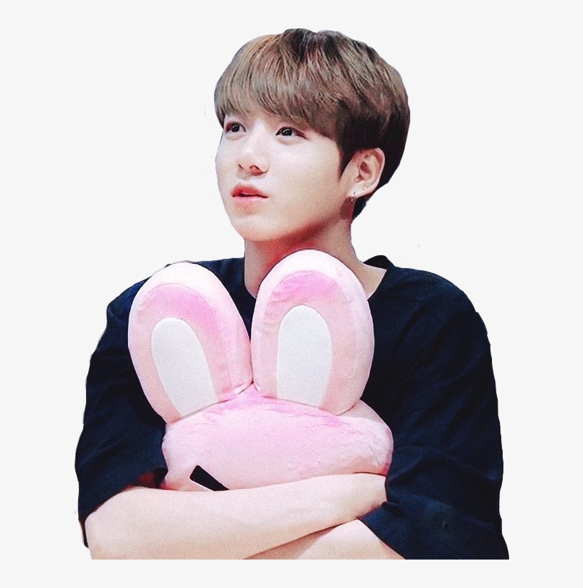 Jungkook Jeonjungkook Bts Btsjungkook Bunny Cute Pink, transparent png #7148575