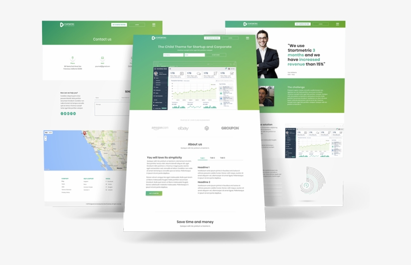 Startmetric Divi Child Theme, transparent png #7149150