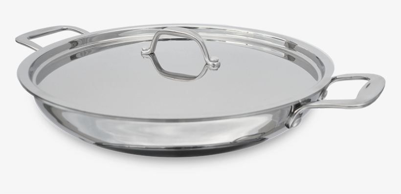 12″ Paella Pan With Lid, transparent png #7149275