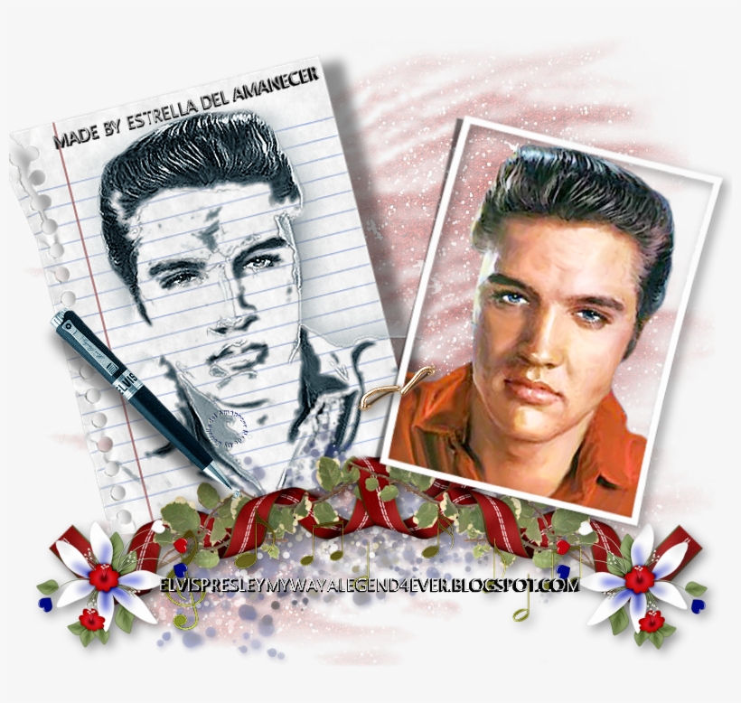 Drawing Elvis Presley, transparent png #7150303