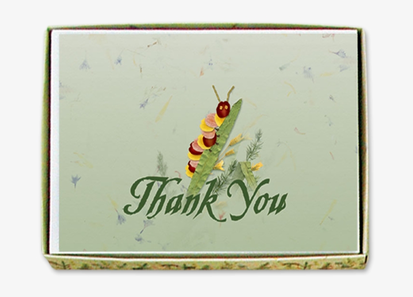 Caterpillar Thank You Cards Image, transparent png #7150470