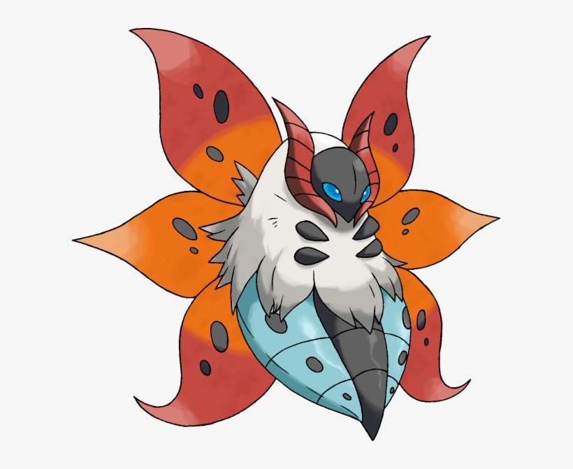 Pokemon Shiny-volcarona Is A Fictional Character Of, transparent png #7153764