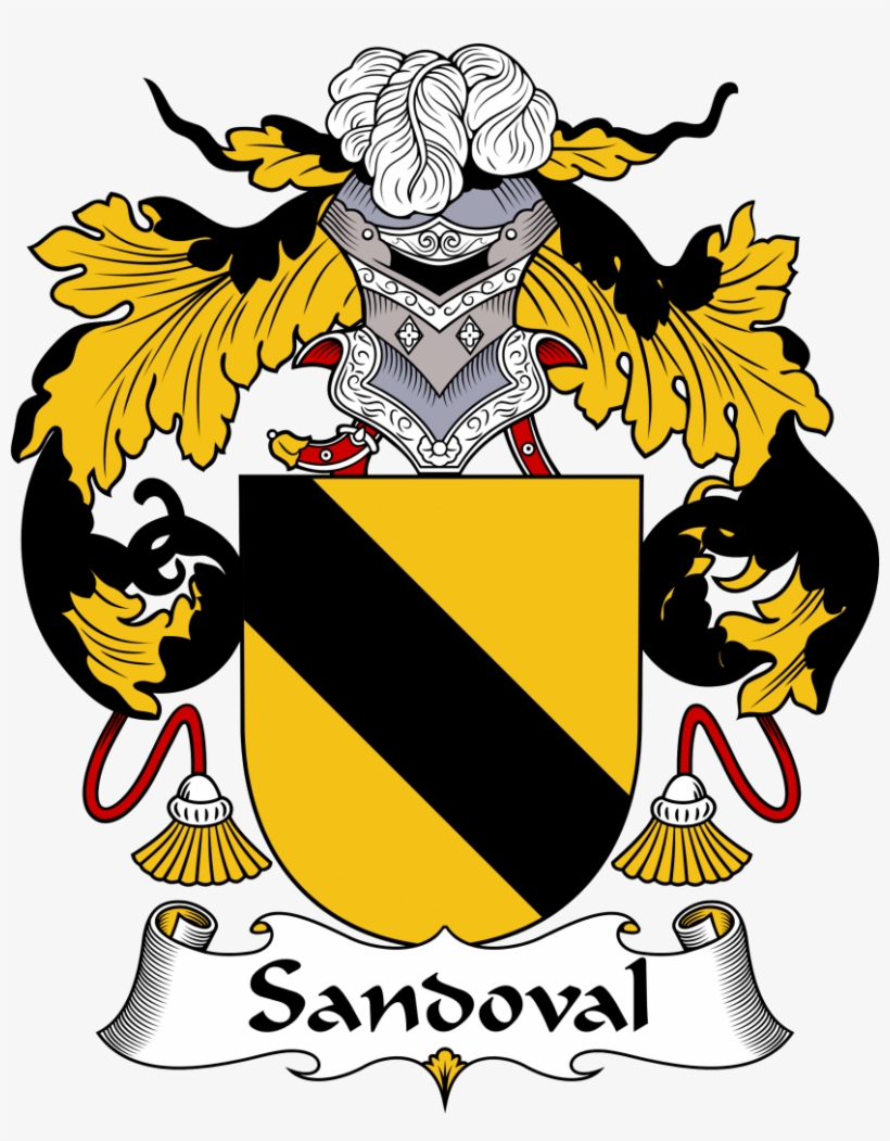 Sandoval Coat Of Arms, Sandoval Family Crest, Sandoval, transparent png #7155230