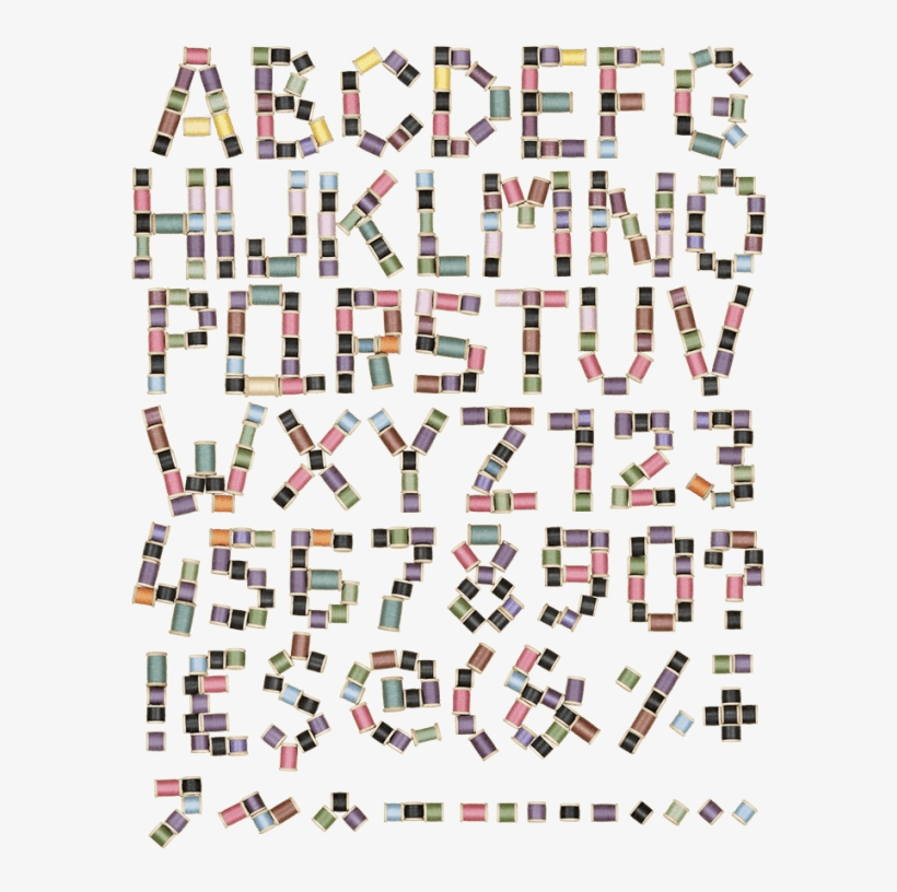Spool Of Thread Font, transparent png #7155603
