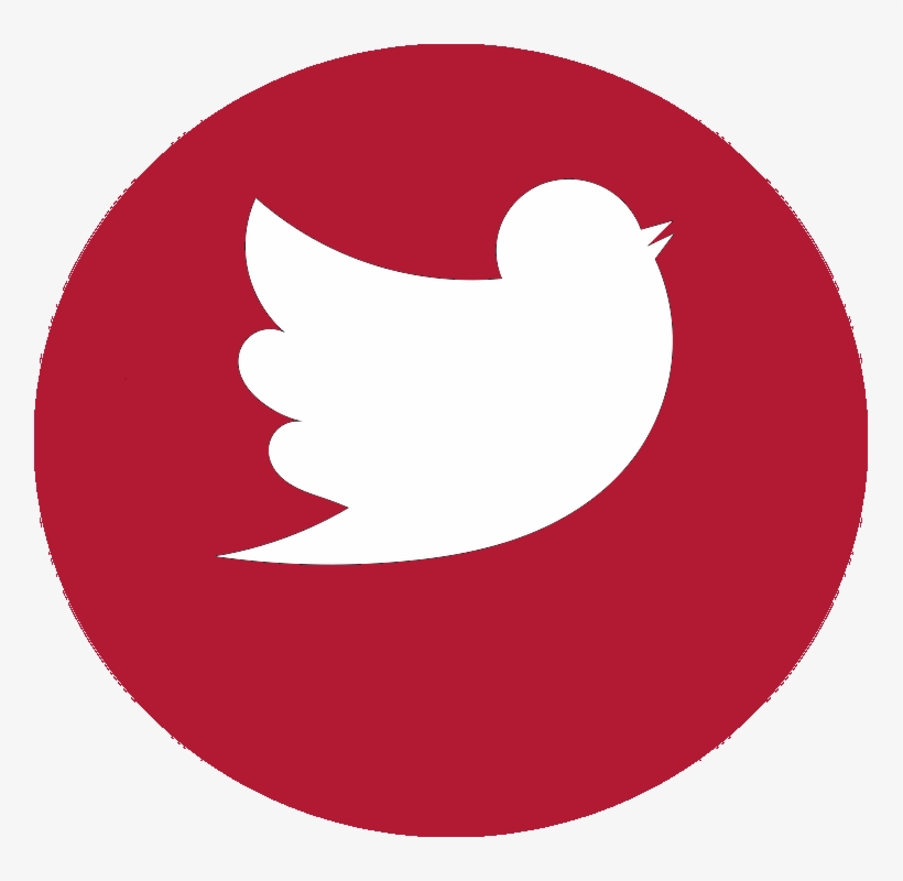 More Free Red Circle Twitter Png Images, transparent png #7155703