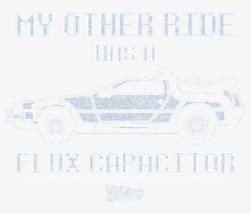 Back To The Future Other Ride Juniors T-shirt, transparent png #7156059
