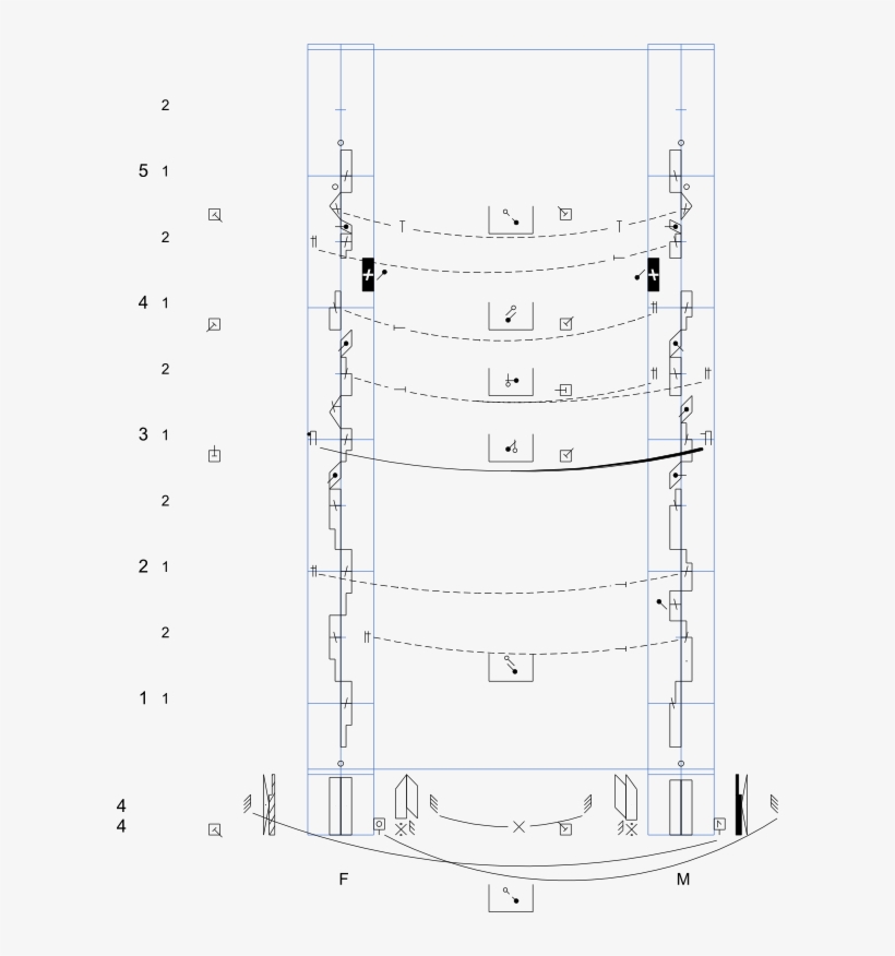 Notation Of Basic Movements Of Argentine Tango, transparent png #7157209