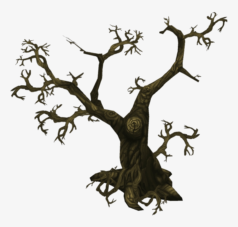 Low Poly Dead Tree Pack, transparent png #7158282