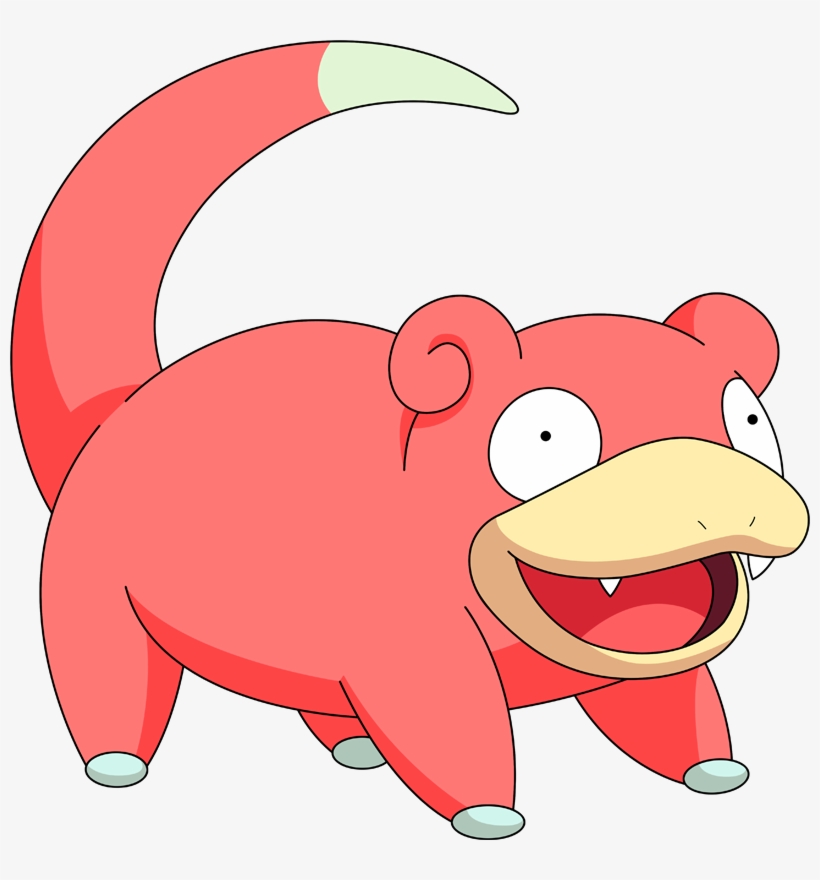 Pokemon Shiny-slowpoke Is A Fictional Character Of, transparent png #7158333