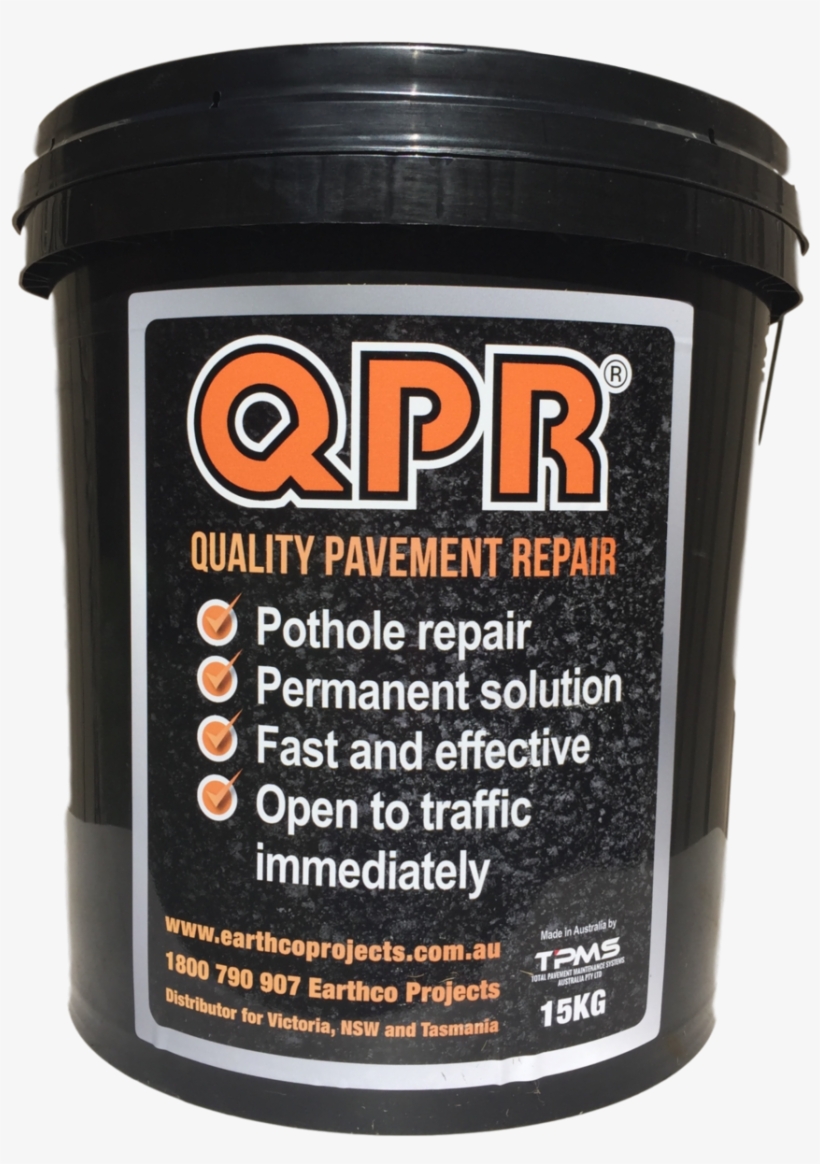 Qpr Easy To Use And Store, Permanent Pothole Repair, transparent png #7158338