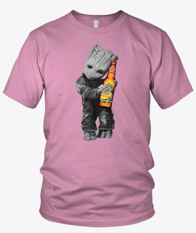 Baby Groot Hug Angry Orchard Beer Shirt, transparent png #7158480