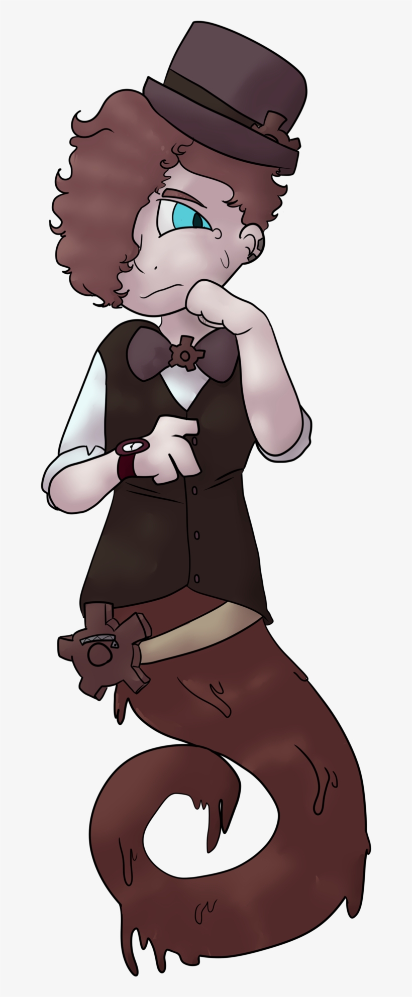 Chocolate Steampunk Ghost Boye For @juliapastel, transparent png #7159003