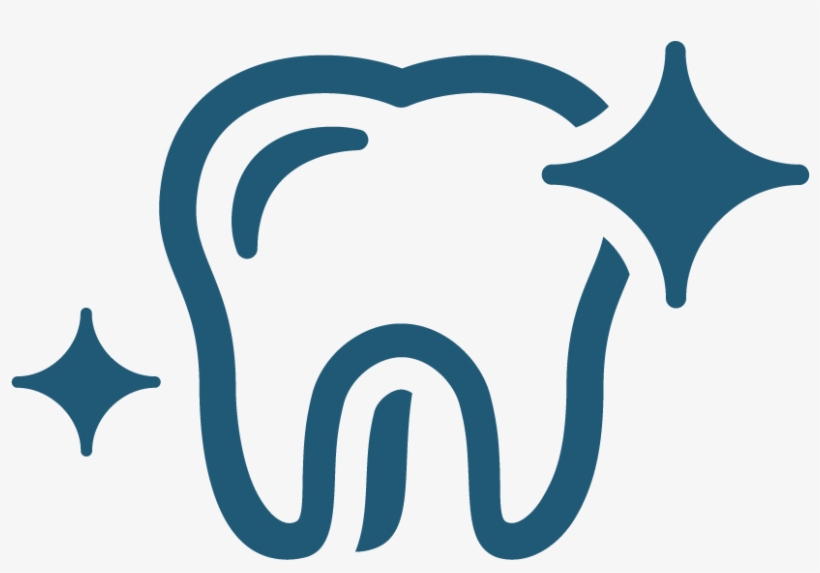 The Right Dentist Sparkle Tooth 001 Blue, transparent png #7160694