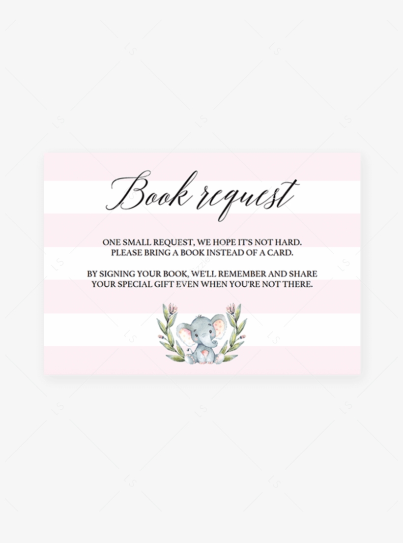 Bring A Book Instead Of A Card Baby Shower Printable, transparent png #7162058